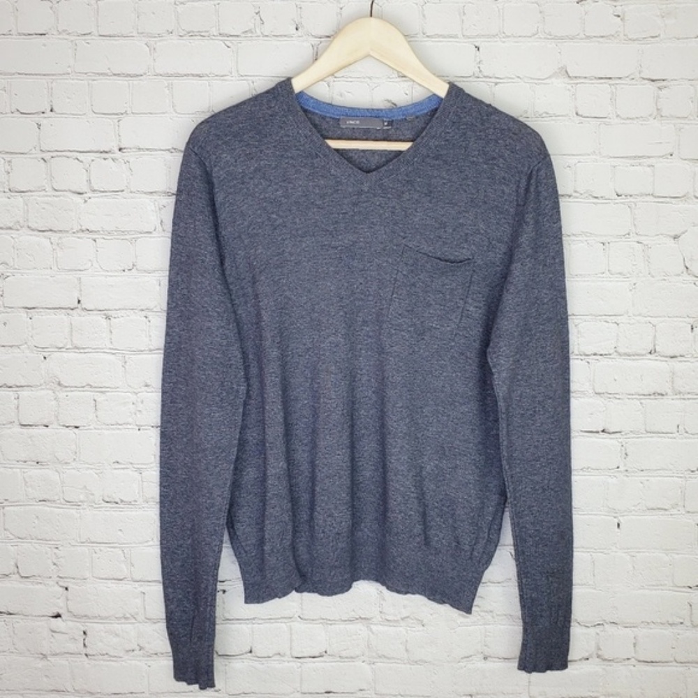 Vince Men's v-neck cotton pullover sweater